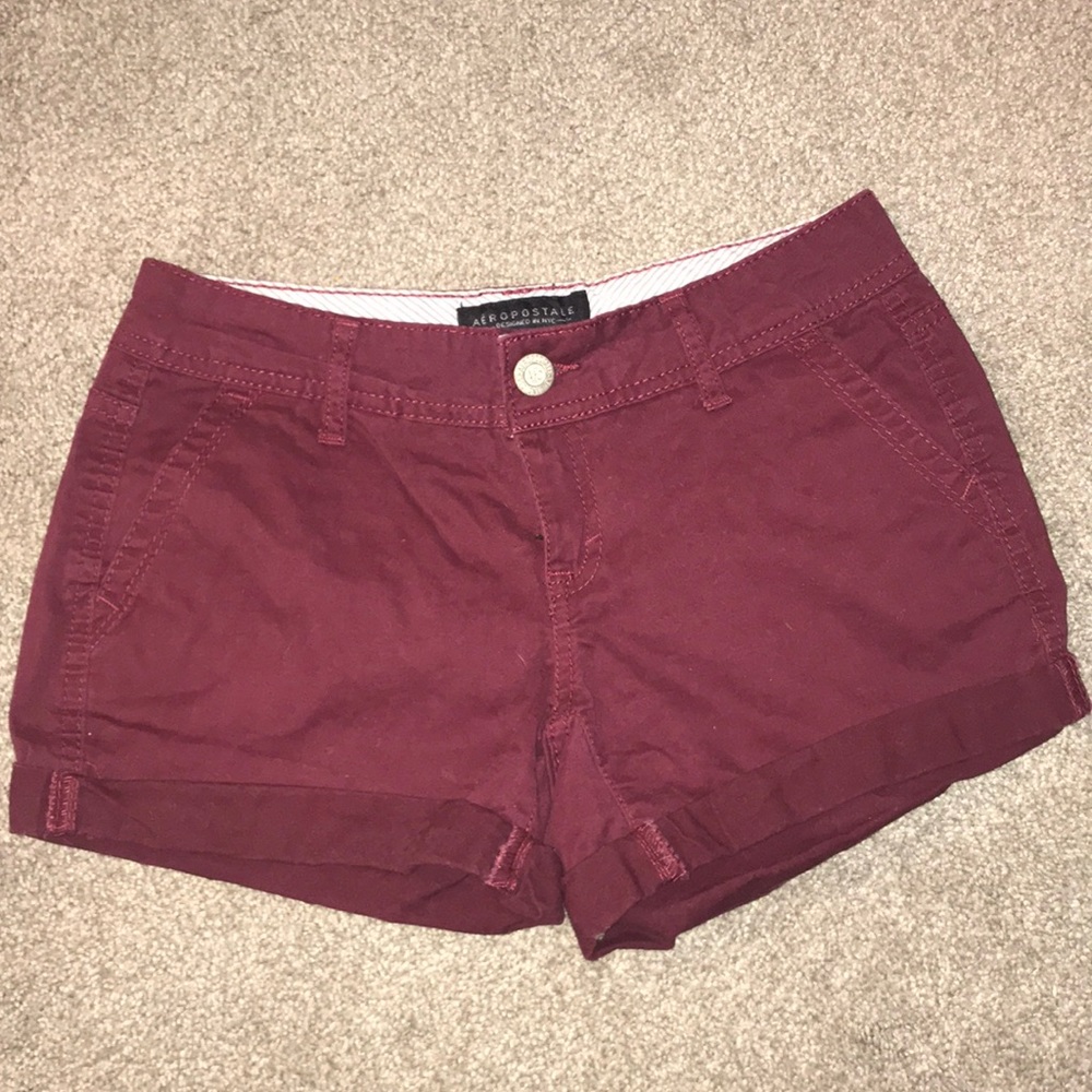 Aeropostale New York Burgundy shorts